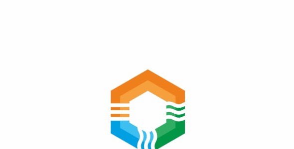 Шаблон логотипа на тему графика