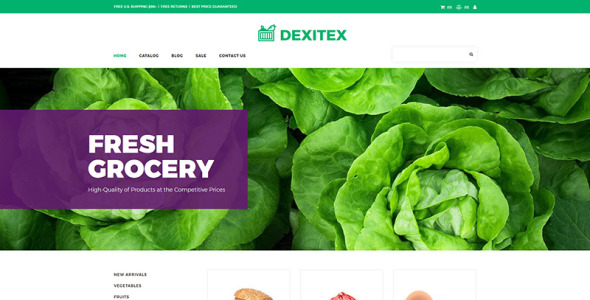 удобный продуктовый интернет-магазин motocms ecommerce template