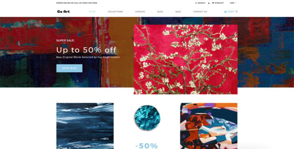 art clean creative shopify тема