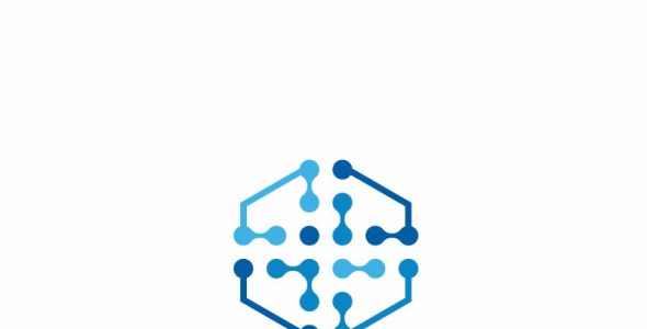 Шаблон логотипа на тему графика