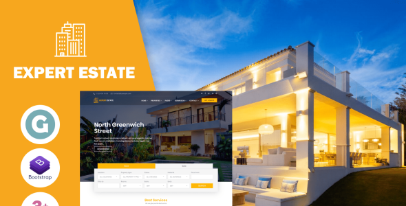 expertestate real estate wordpress тема