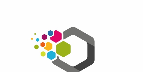 Шаблон логотипа на тему графика