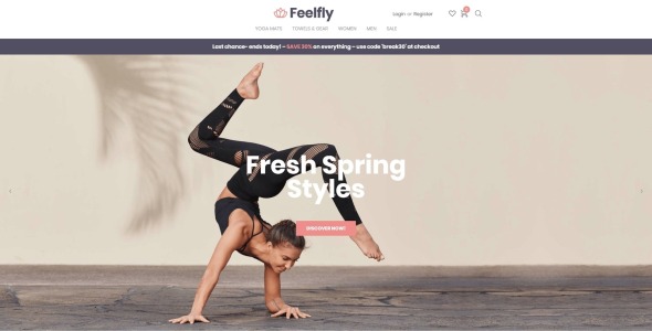 модный магазин ecommerce modern elementor woocommerce theme