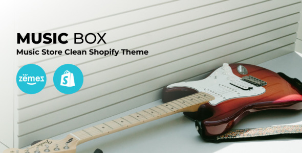музыкальный магазин clean shopify тема