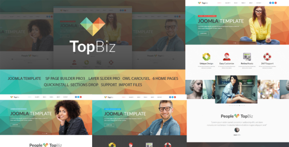 адаптивный корпоративный шаблон joomla