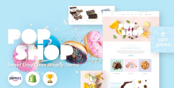 тема sweet shop clean shopify