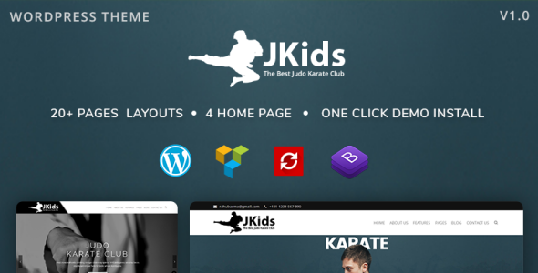 каратэ wordpress тема