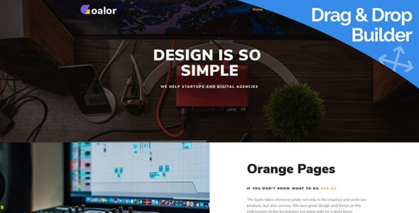 Creative Agency Moto CMS 3 Template