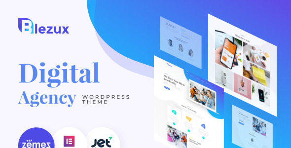 цифровая многоцелевая современная тема wordpress elementor