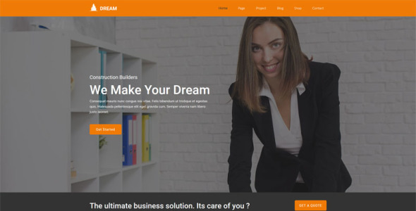 строительная компания muse template