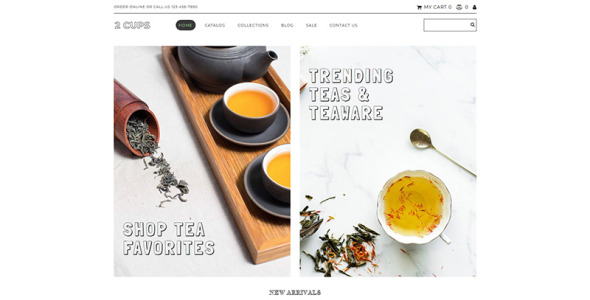 шаблон электронной коммерции tea store motocms