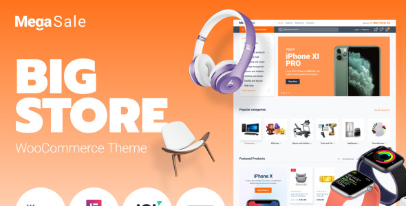 инновационная тема онлайн электронной коммерции super market woocommerce