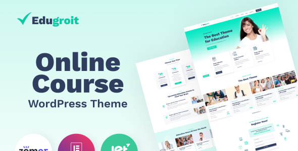 онлайн курс шаблон сайта wordpress тема
