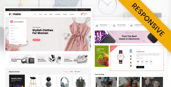 мегастор отзывчивая тема woocommerce
