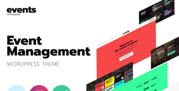 инновационный шаблон для сайта управления событиями wordpress тема