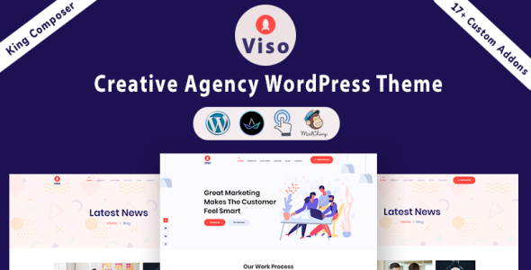креативное агентство wordpress тема