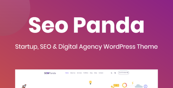 многофункциональное цифровое агентство, seo &amp; startup wordpress elementor theme