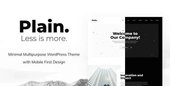минимальная многоцелевая тема wordpress