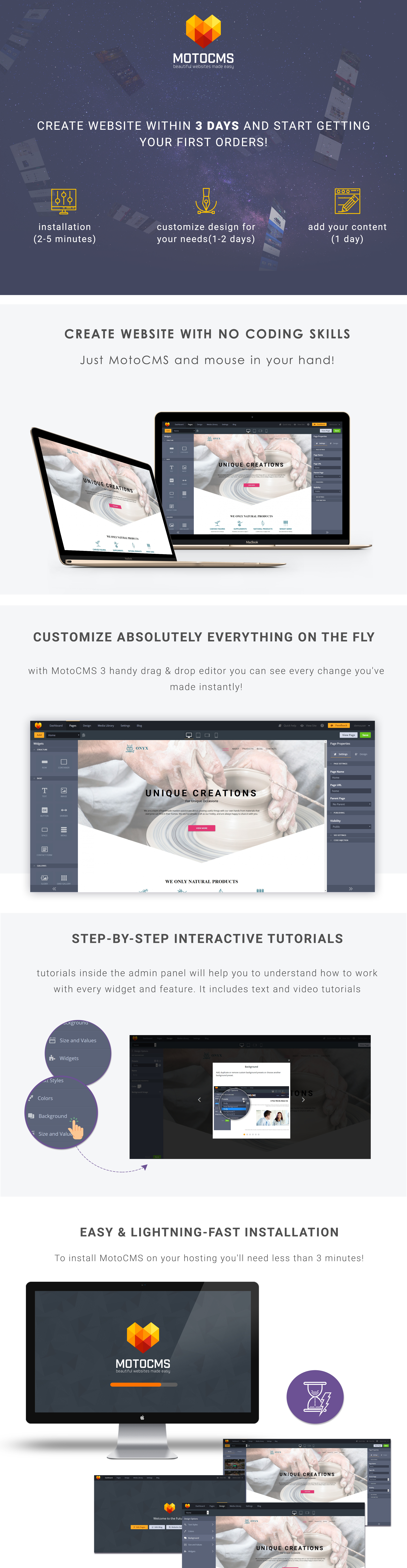 шаблон craft moto cms 3