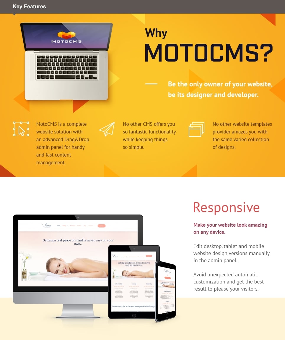 массажный салон moto cms 3 шаблон
