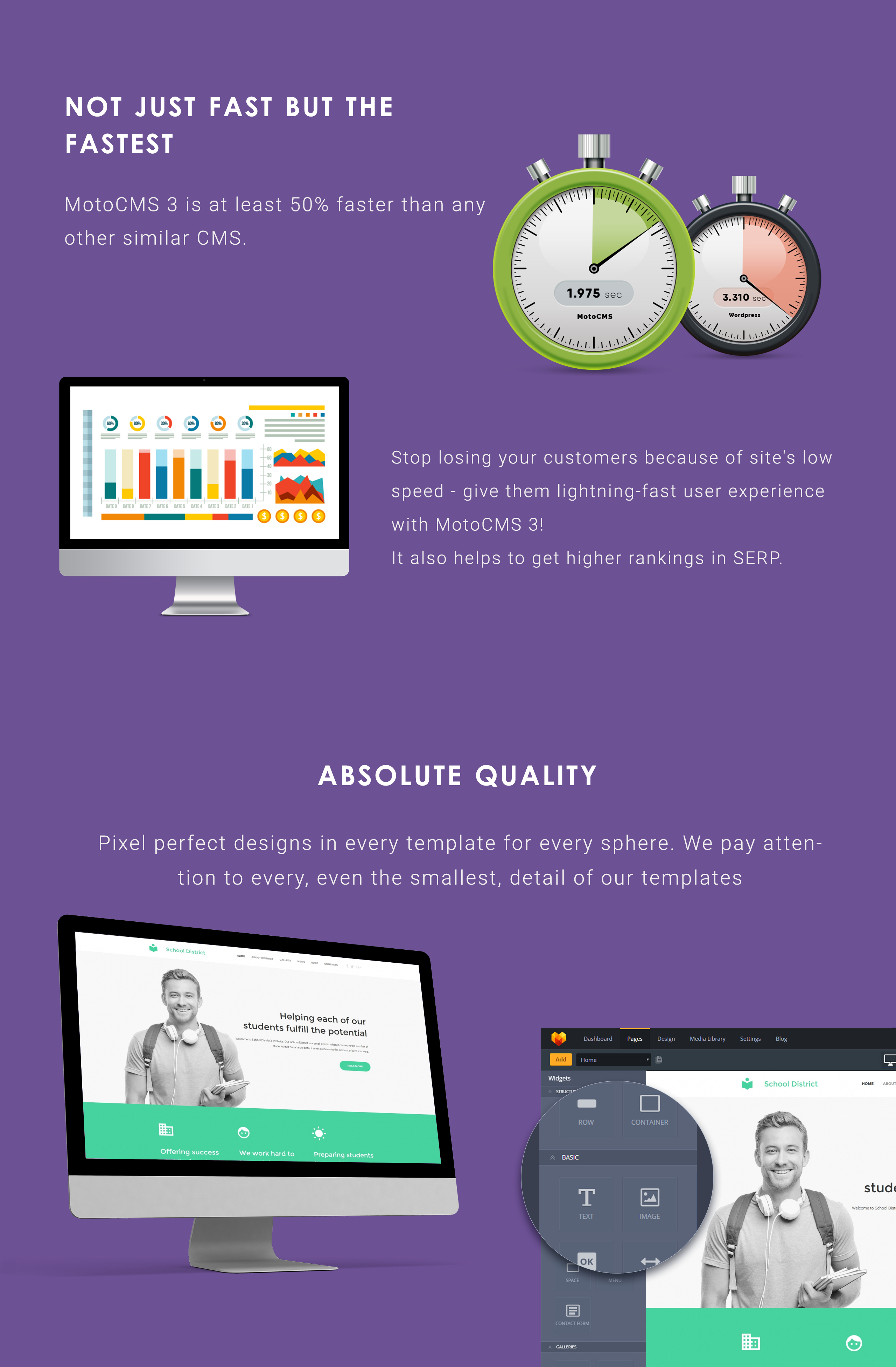 шаблон education moto cms 3
