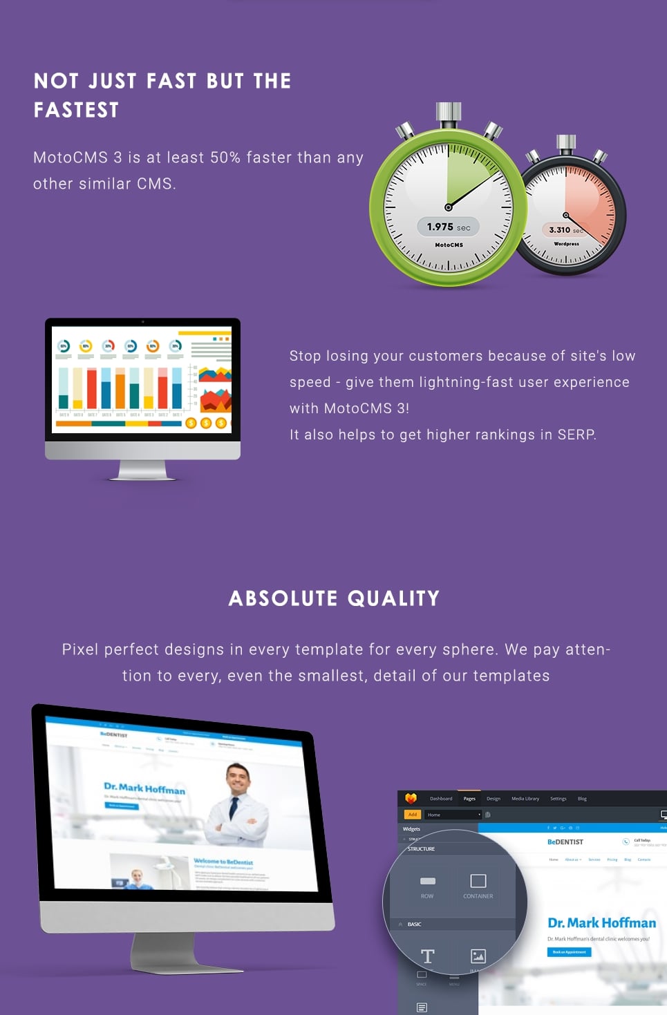 шаблон dental clinic moto cms 3