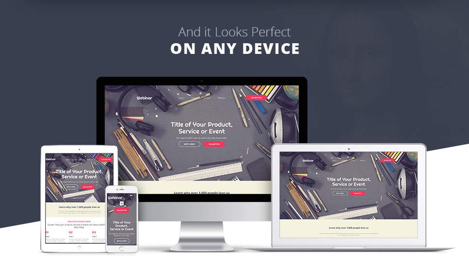 шаблон целевой страницы веб-разработки