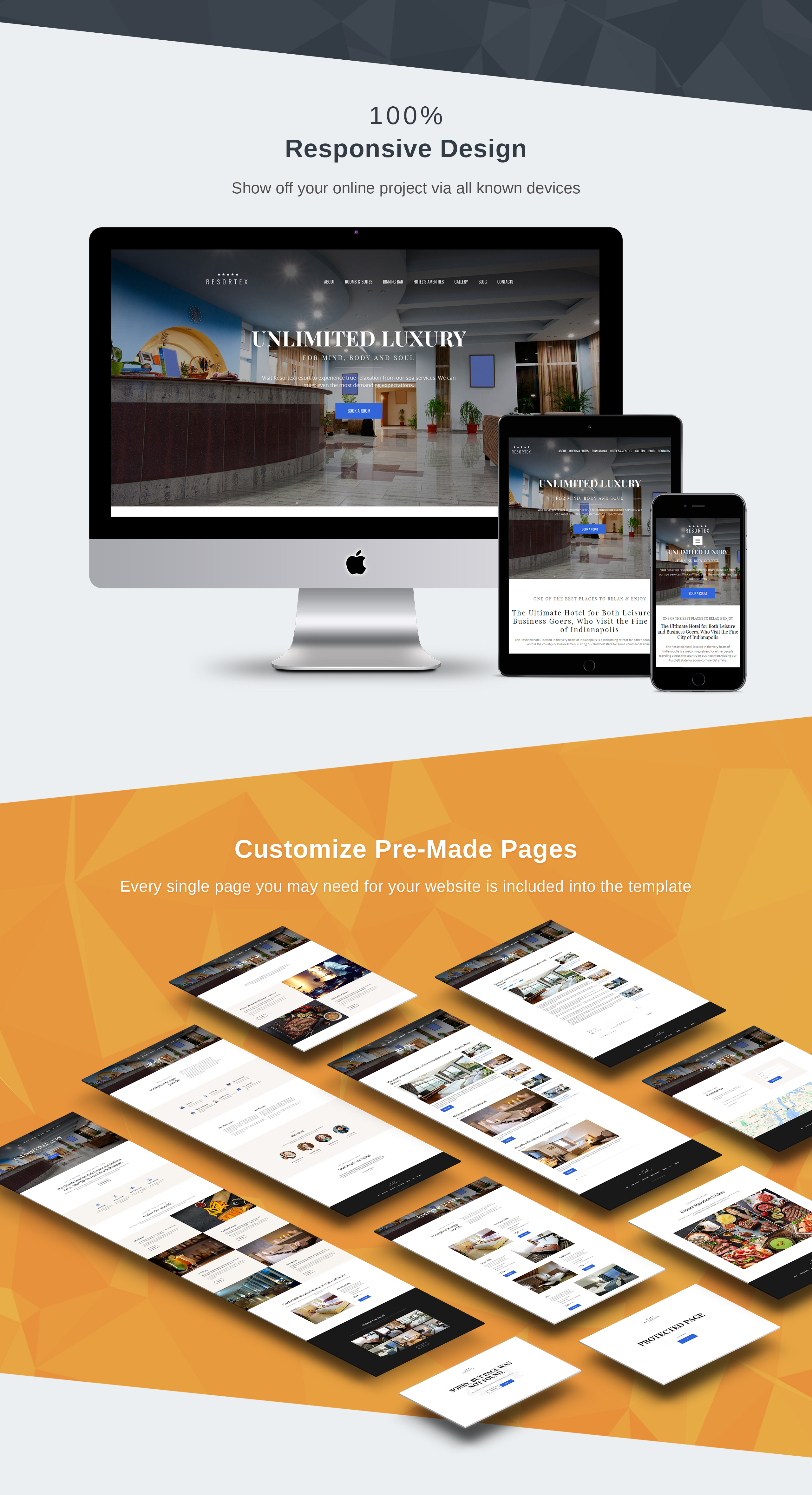 hotels premium moto cms 3 шаблон