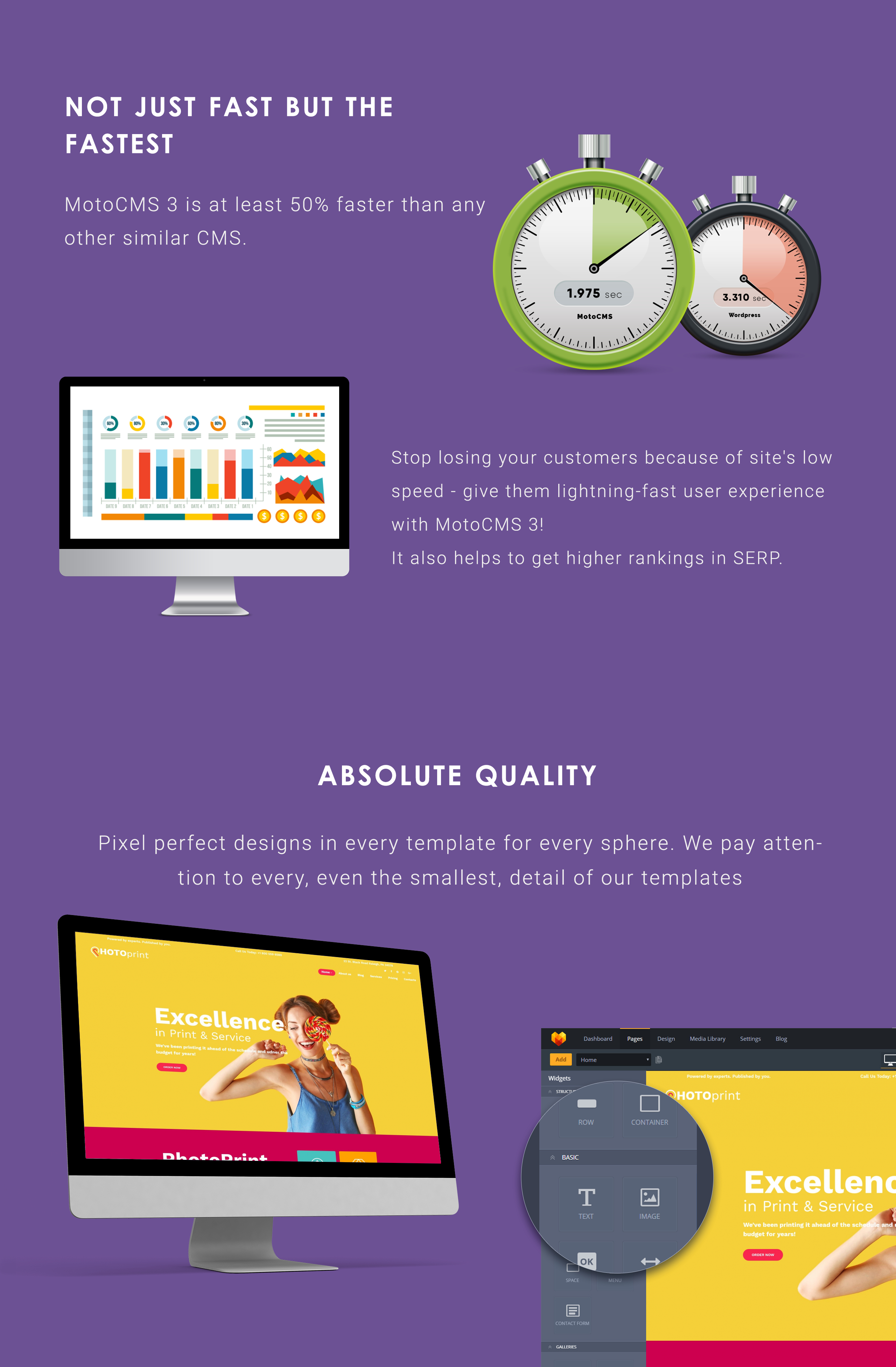 типография moto cms 3 шаблон