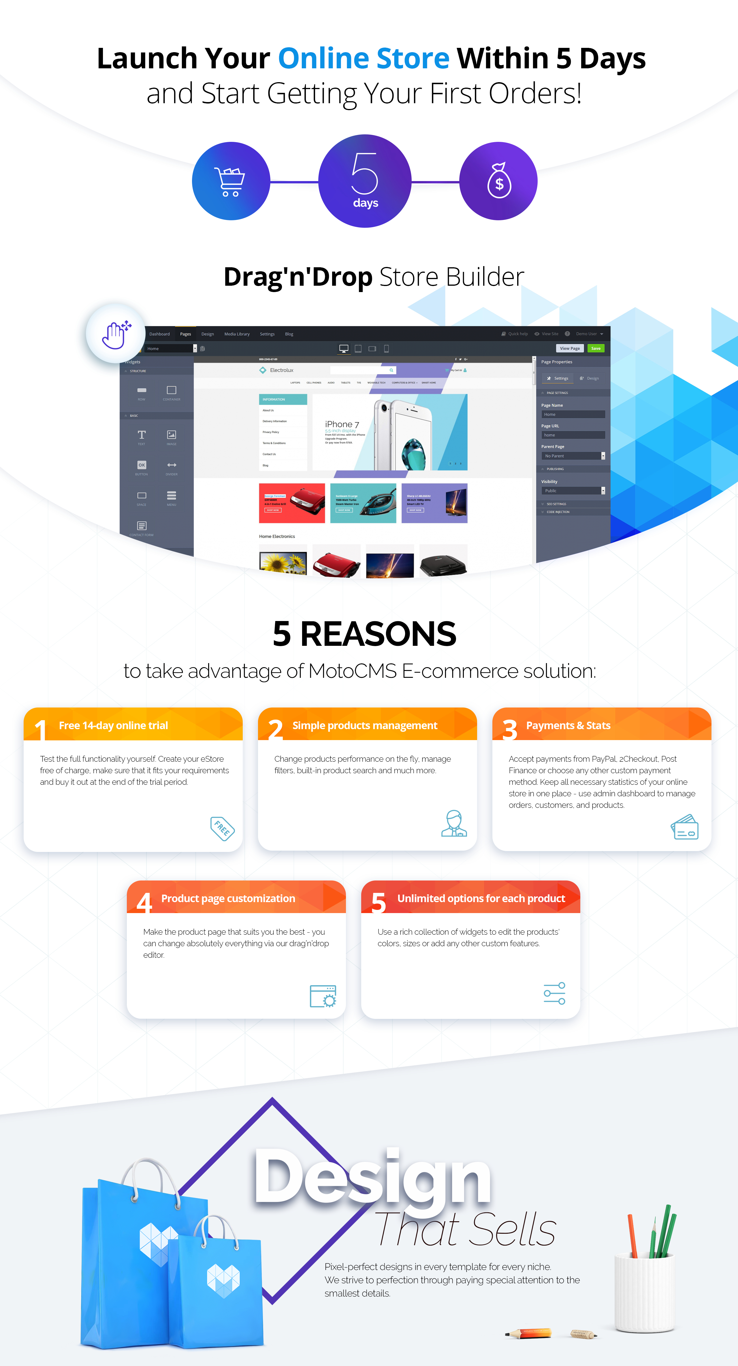 магазин электроники отзывчивый шаблон электронной коммерции motocms