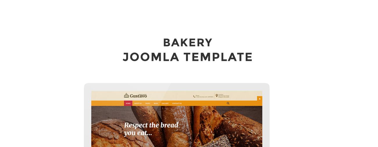 хлебобулочный отзывчивый шаблон joomla