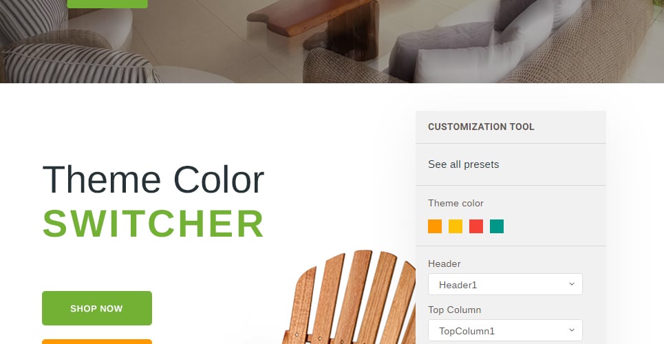 уличная мебель prestashop theme