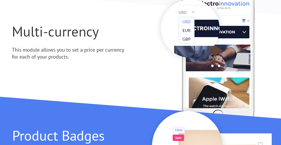 тема electro innovation shopify