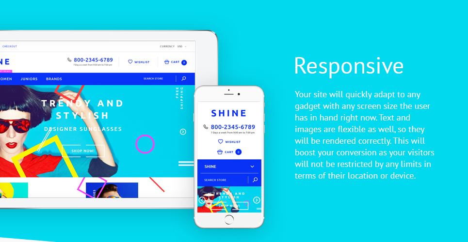 тема shine shopify