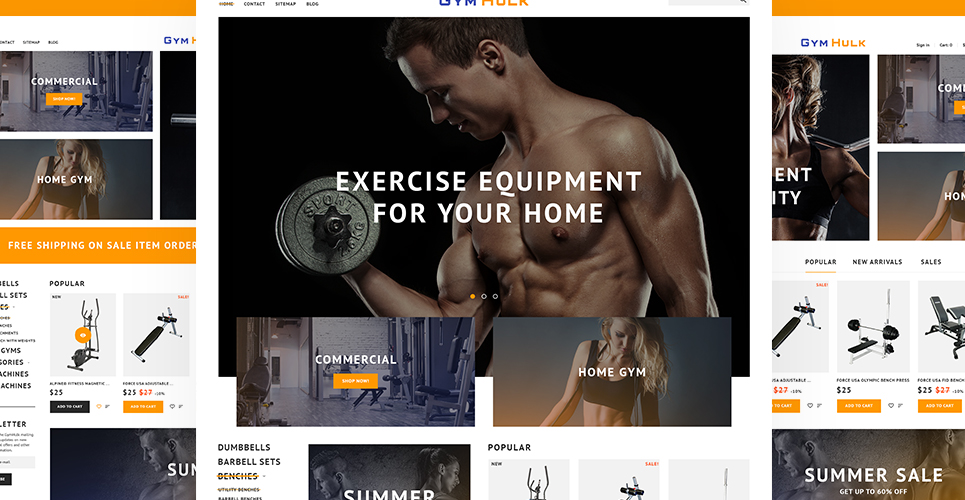 тема prestashop для тренажерного зала