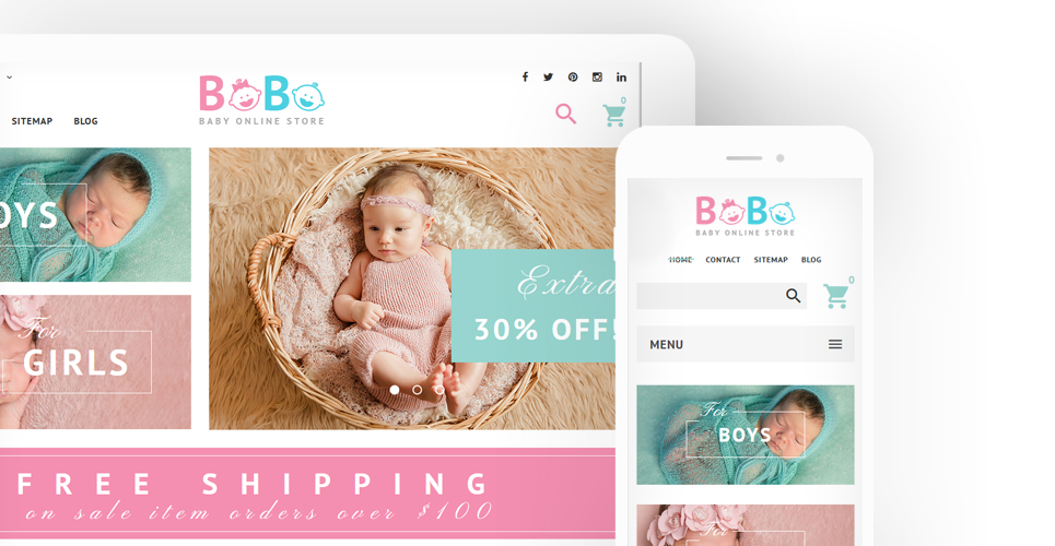 детский интернет-магазин prestashop theme