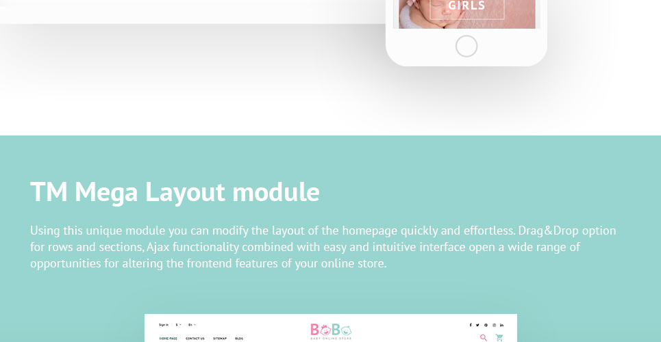детский интернет-магазин prestashop theme