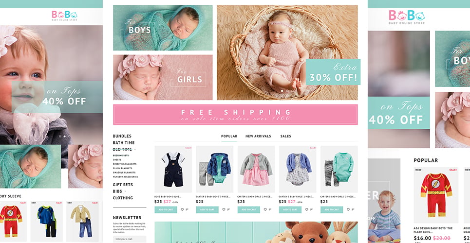 детский интернет-магазин prestashop theme