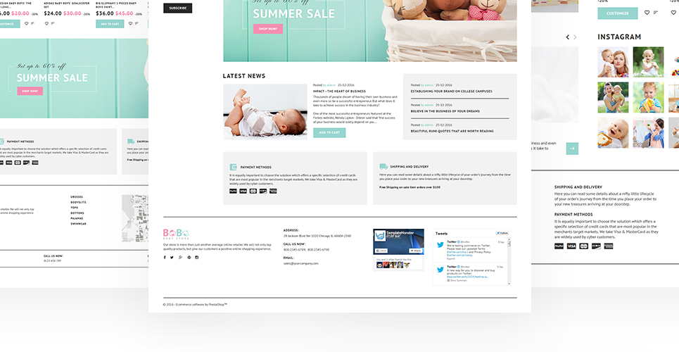 детский интернет-магазин prestashop theme