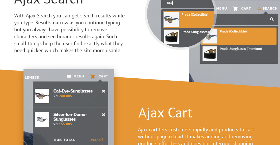 шаблон opencart sunny day