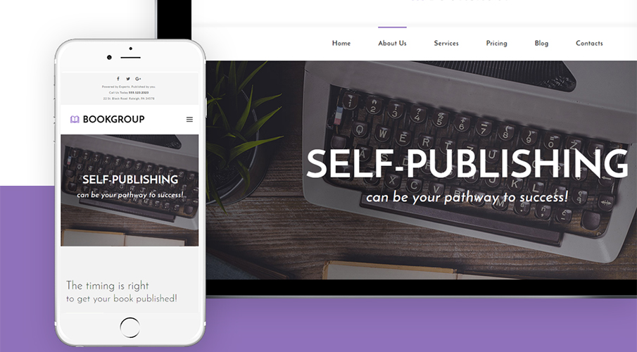 книгоиздание wordpress тема