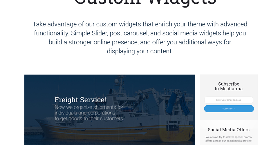 тема wordpress морское дело, транспорт и логистика