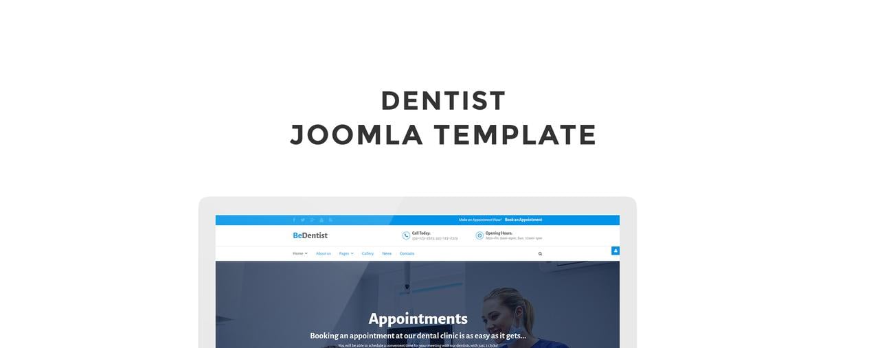 бедентистский шаблон joomla