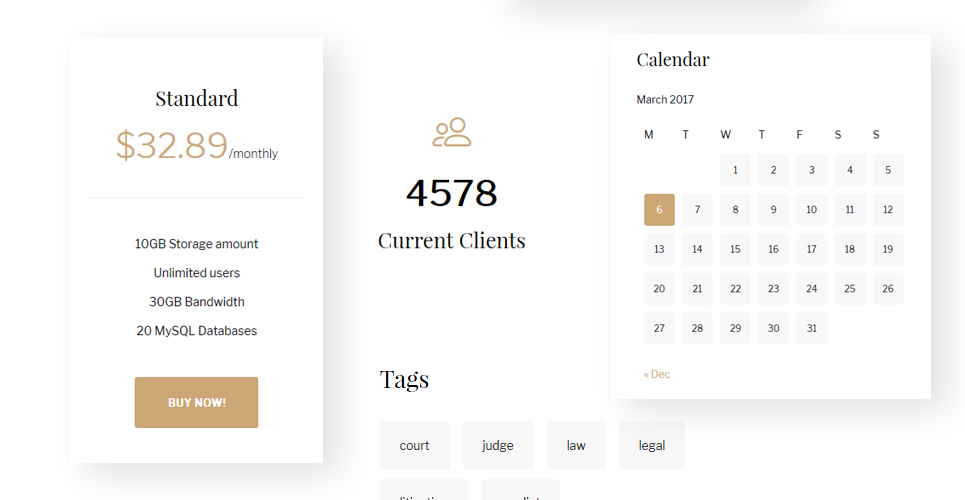 юрист и адвокат wordpress тема