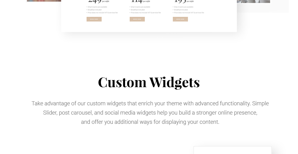 тема wordpress для небольшого отеля