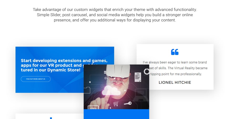vr startup отзывчивая тема wordpress