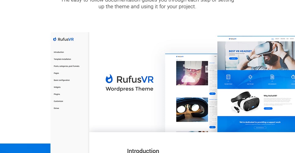 vr startup отзывчивая тема wordpress