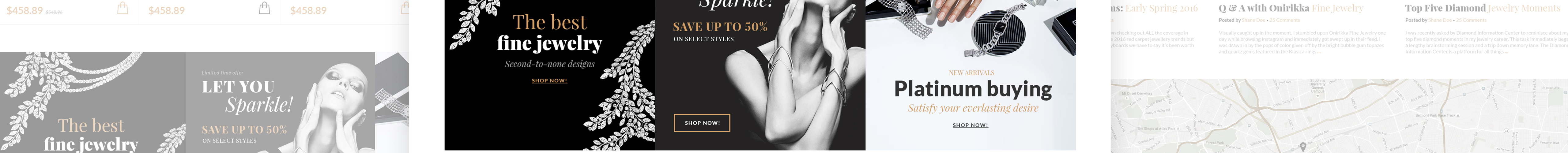 ювелирный магазин prestashop тема
