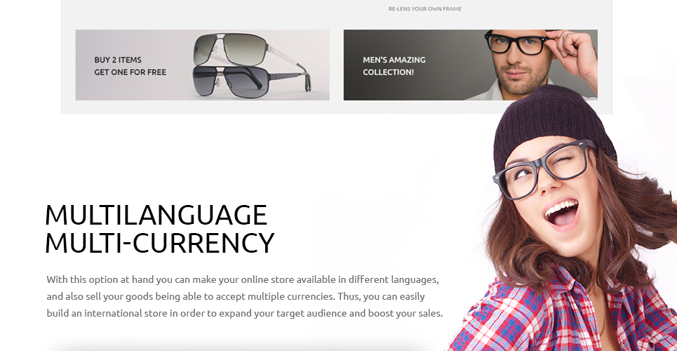 glassonic magento тема