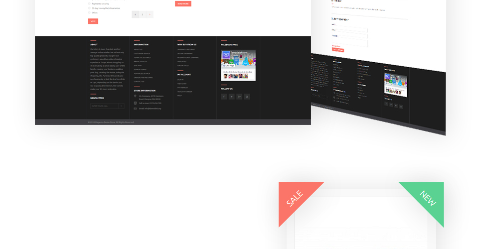 glassonic magento тема
